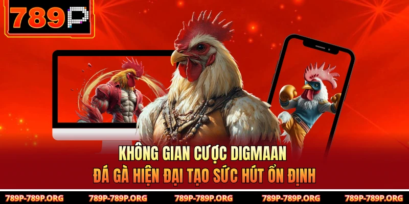 Không gian cược Digmaan đá gà hiện đại tạo sức hút ổn định 